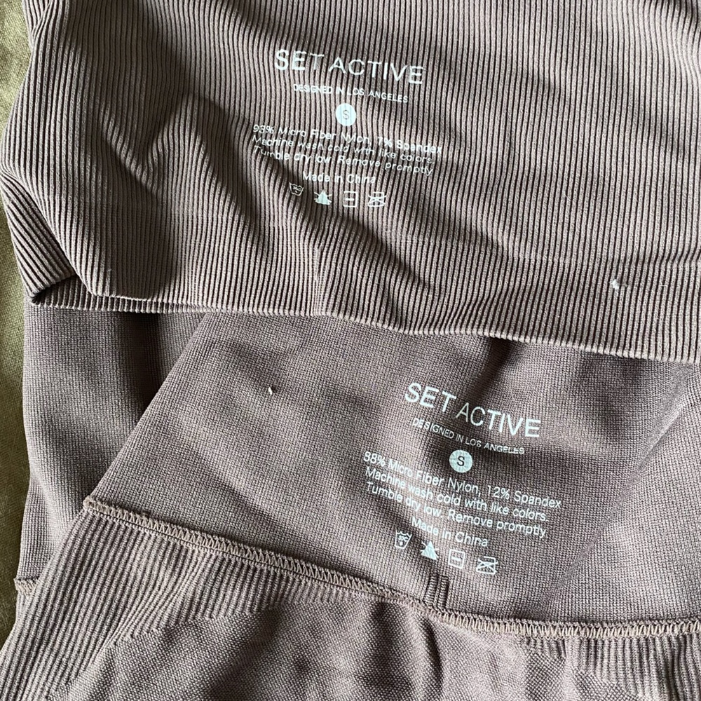 Set Active Seamless Ribbed Set - Picture 2 of 2